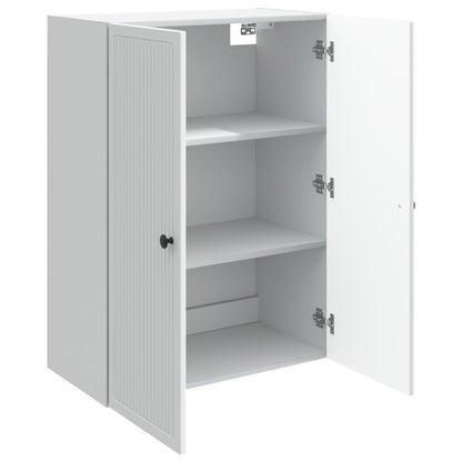 vidaXL Wall-Mounted Cabinet White 66 x 34.5 x 90 cm Engineered Wood