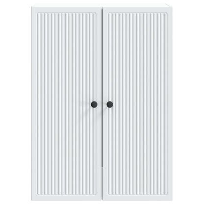 vidaXL Wall-Mounted Cabinet White 66 x 34.5 x 90 cm Engineered Wood