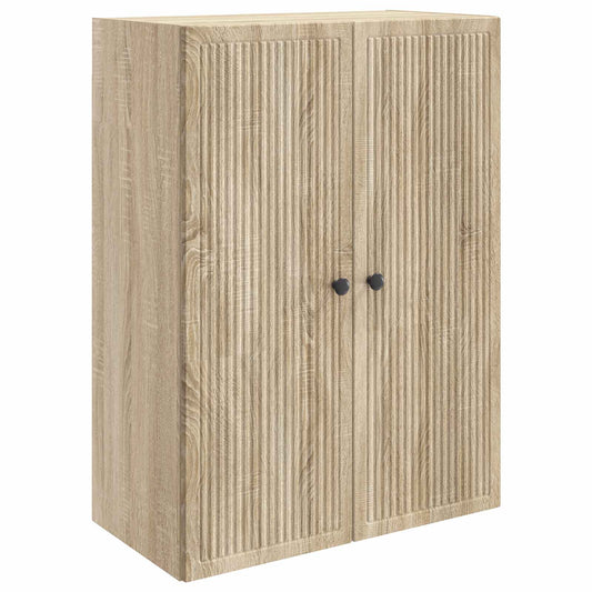 vidaXL Wall-Mounted Cabinet Sonoma Oak 66 x 34.5 x 90 cm