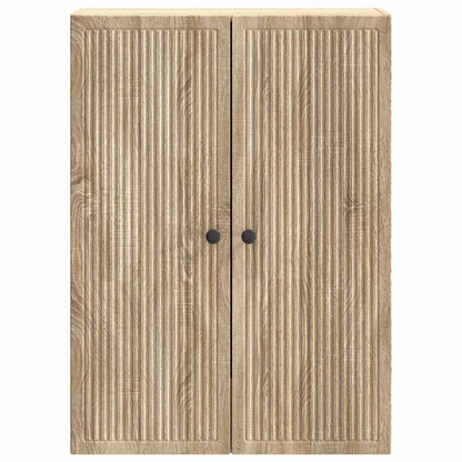 vidaXL Wall-Mounted Cabinet Sonoma Oak 66 x 34.5 x 90 cm