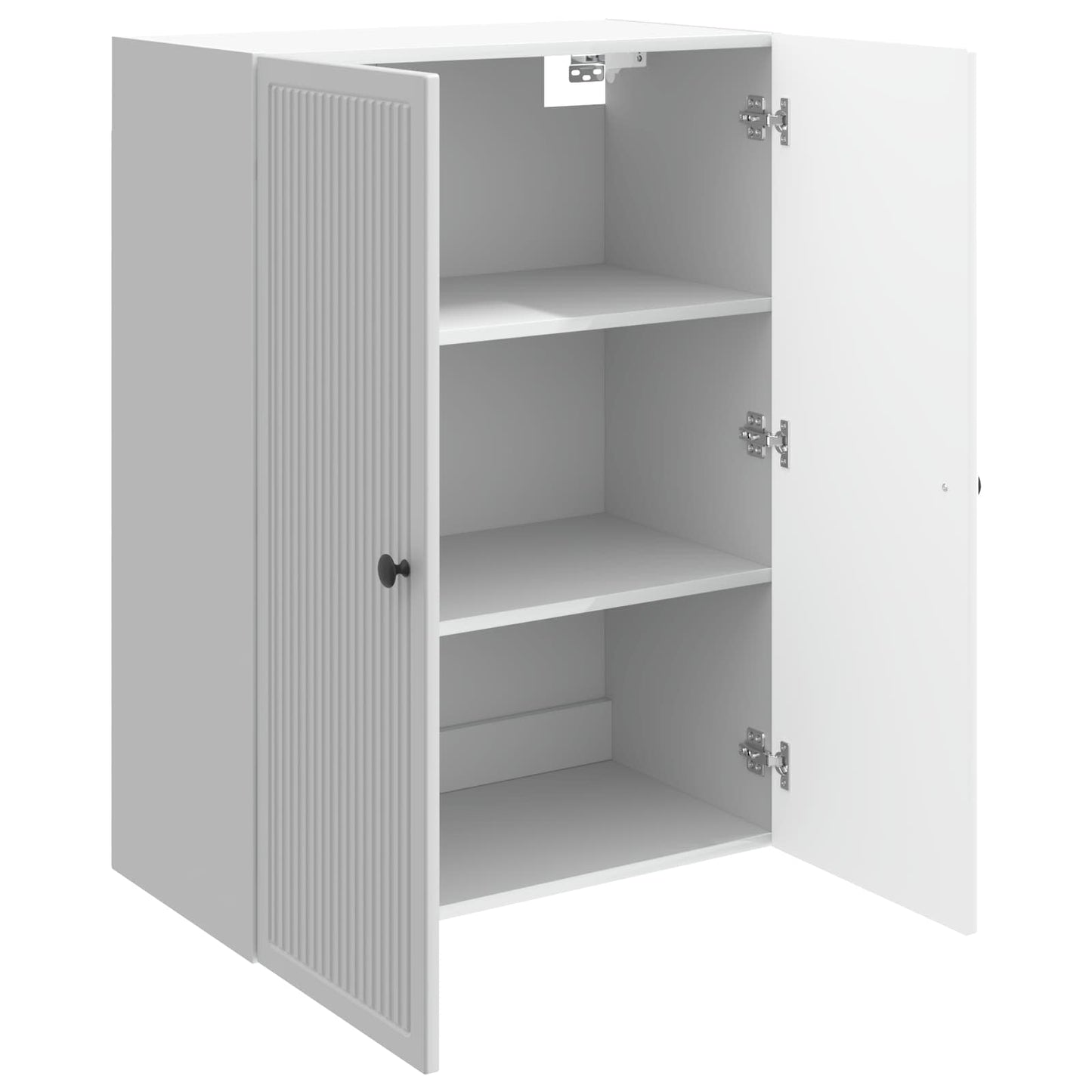 vidaXL Wall-Mounted Cabinet High Gloss White 66 x 34.5 x 90 cm