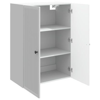 vidaXL Wall-Mounted Cabinet High Gloss White 66 x 34.5 x 90 cm