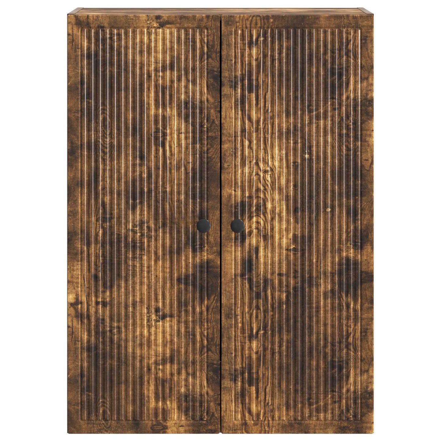 vidaXL Wall-Mounted Cabinet Smoked Oak 66 x 34.5 x 90 cm