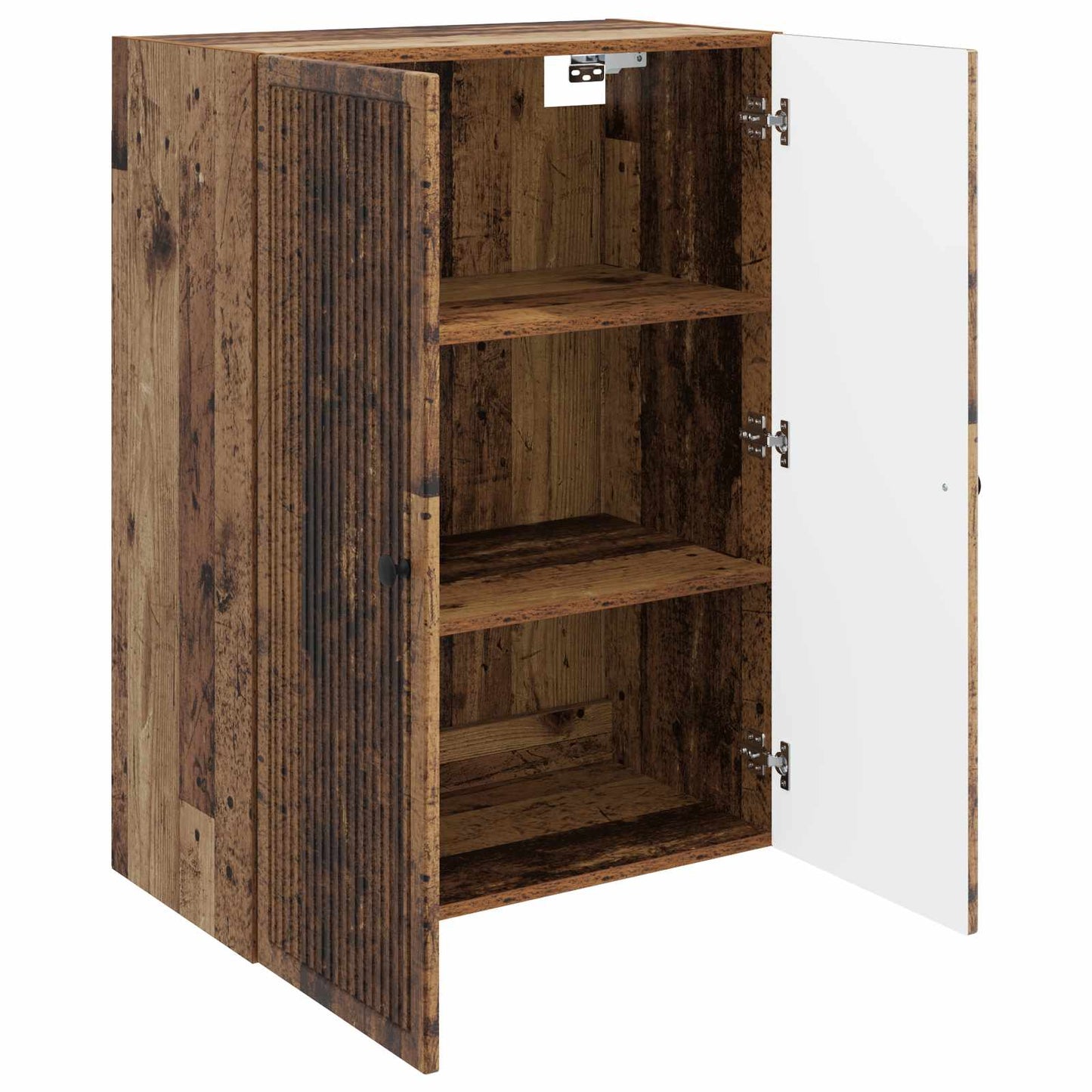 vidaXL Wall-Mounted Cabinet Old Wood 66 x 34.5 x 90 cm Engineered Wood