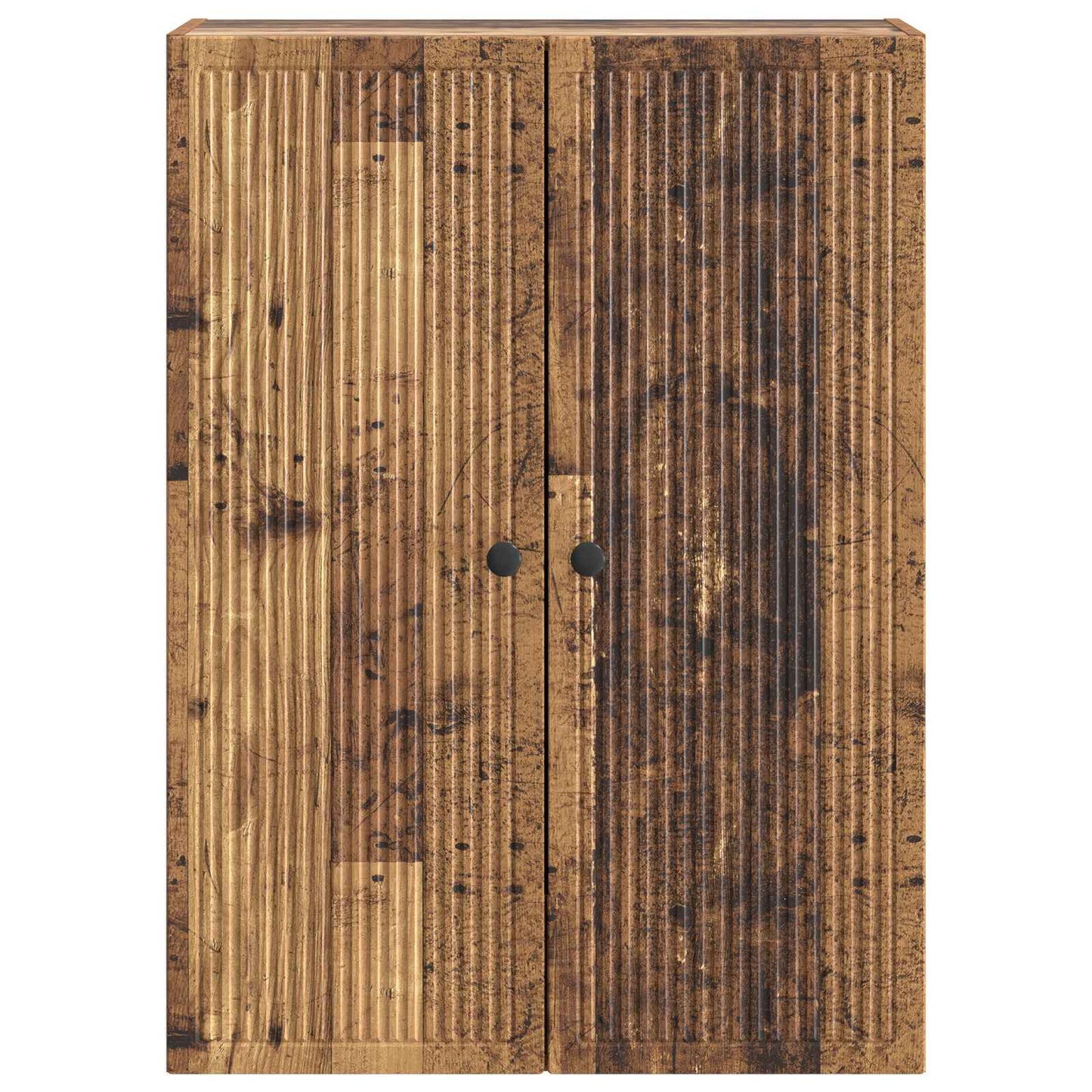 vidaXL Wall-Mounted Cabinet Old Wood 66 x 34.5 x 90 cm Engineered Wood