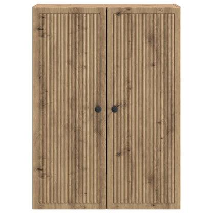 vidaXL Wall-Mounted Cabinet Artisan Oak 66 x 34.5 x 90 cm