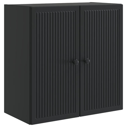 vidaXL Wall-Mounted Cabinet Black 59 x 31 x 60 cm Engineered Wood