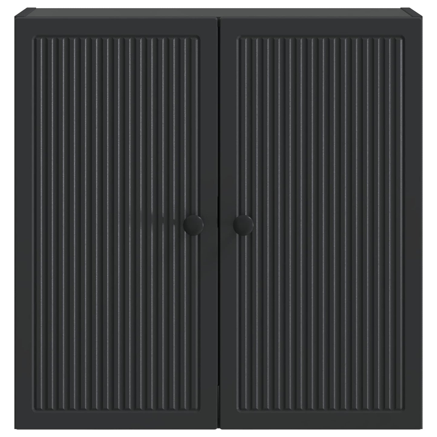 vidaXL Wall-Mounted Cabinet Black 59 x 31 x 60 cm Engineered Wood