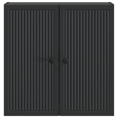 vidaXL Wall-Mounted Cabinet Black 59 x 31 x 60 cm Engineered Wood