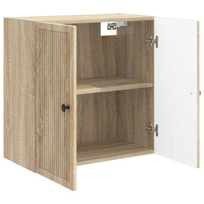 vidaXL Wall-Mounted Cabinet Sonoma Oak 59 x 31 x 60 cm Engineered Wood