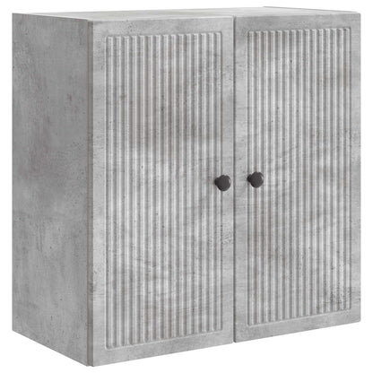 vidaXL Wall-Mounted Cabinet Concrete Grey 59 x 31 x 60 cm