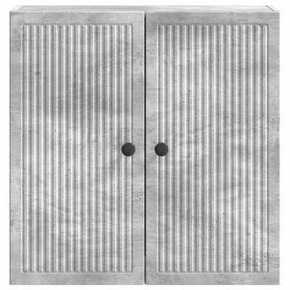 vidaXL Wall-Mounted Cabinet Concrete Grey 59 x 31 x 60 cm