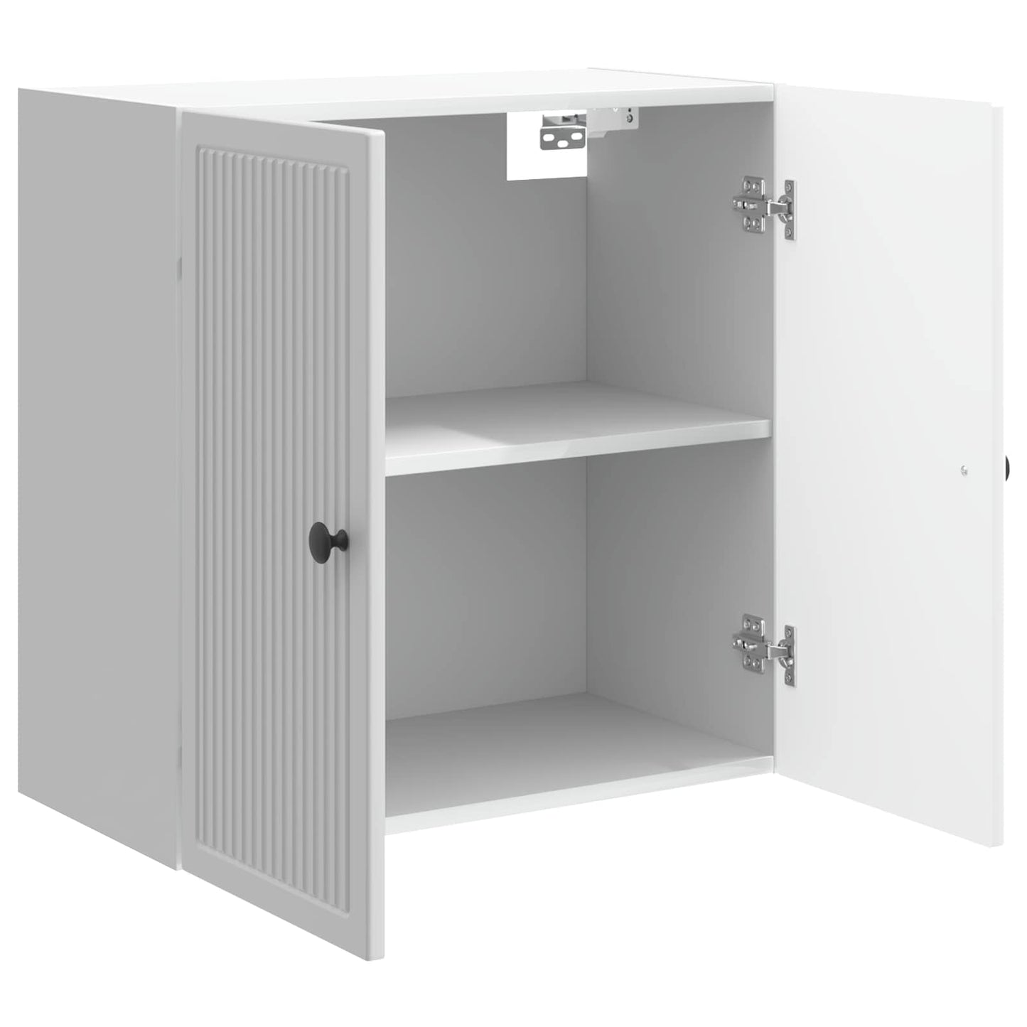 vidaXL Wall-Mounted Cabinet High Gloss White 59 x 31 x 60 cm