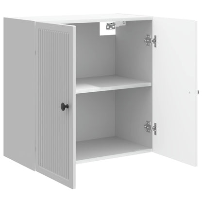 vidaXL Wall-Mounted Cabinet High Gloss White 59 x 31 x 60 cm