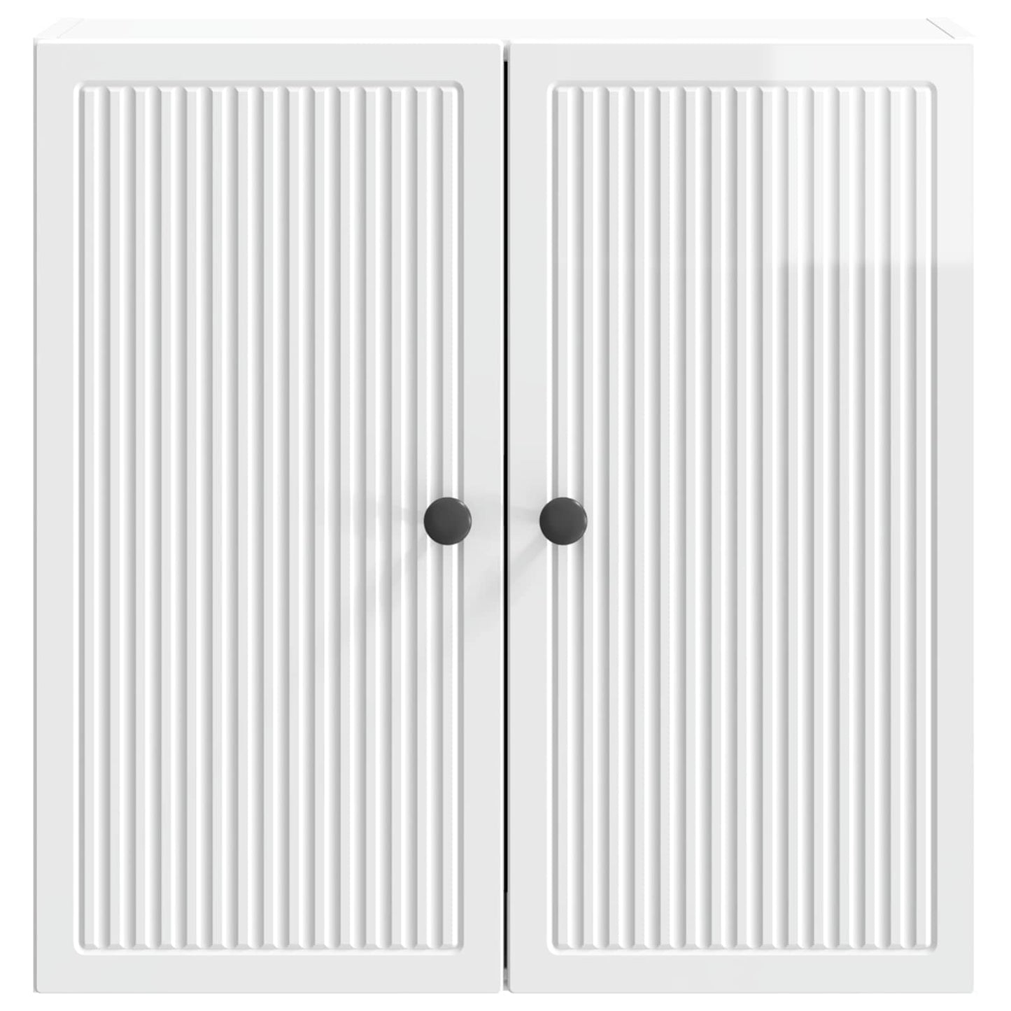 vidaXL Wall-Mounted Cabinet High Gloss White 59 x 31 x 60 cm