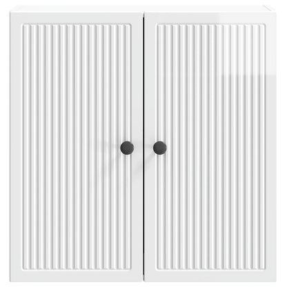 vidaXL Wall-Mounted Cabinet High Gloss White 59 x 31 x 60 cm