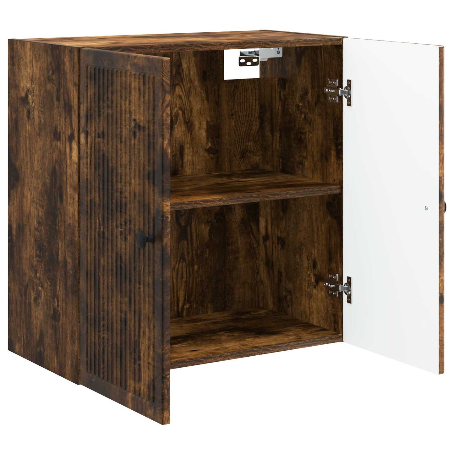 vidaXL Wall-Mounted Cabinet Smoked Oak 59 x 31 x 60 cm Engineered Wood