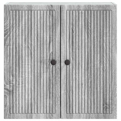 vidaXL Wall-Mounted Cabinet Grey Sonoma 59 x 31 x 60 cm