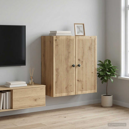 vidaXL Wall-Mounted Cabinet Artisan Oak 59 x 31 x 60 cm