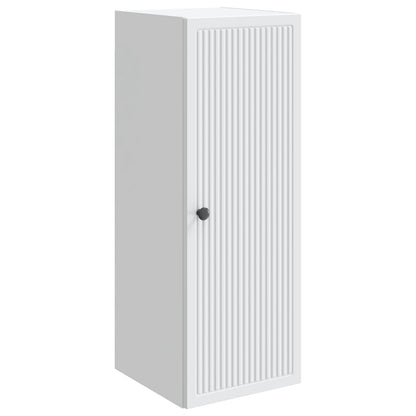vidaXL Wall-Mounted Cabinet White 33 x 34.5 x 90 cm Engineered Wood