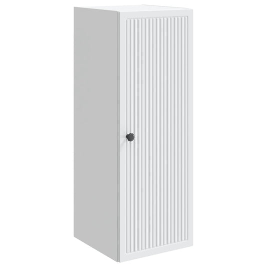 vidaXL Wall-Mounted Cabinet White 33 x 34.5 x 90 cm Engineered Wood
