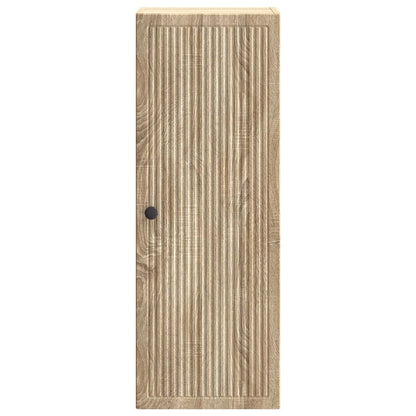 vidaXL Wall-Mounted Cabinet Sonoma Oak 33 x 34.5 x 90 cm
