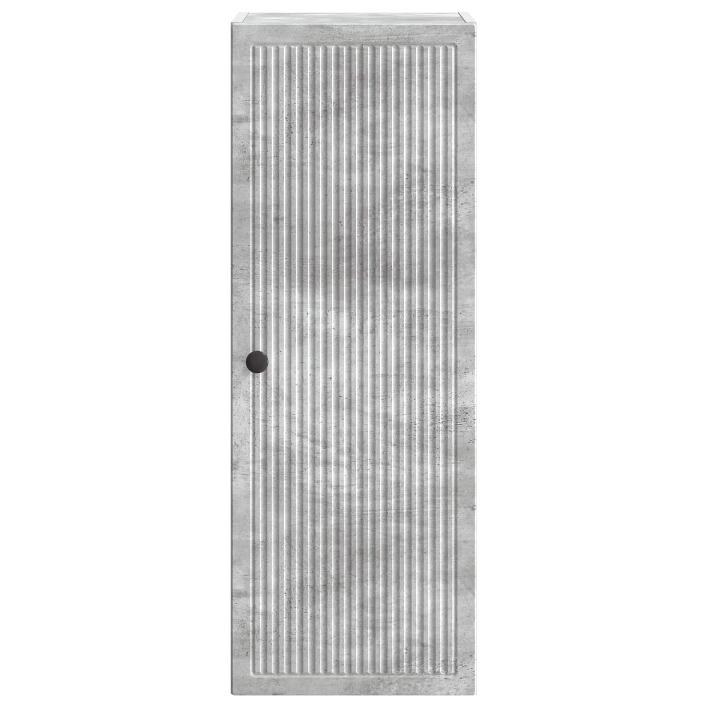 vidaXL Wall-Mounted Cabinet Concrete Grey 33 x 34.5 x 90 cm