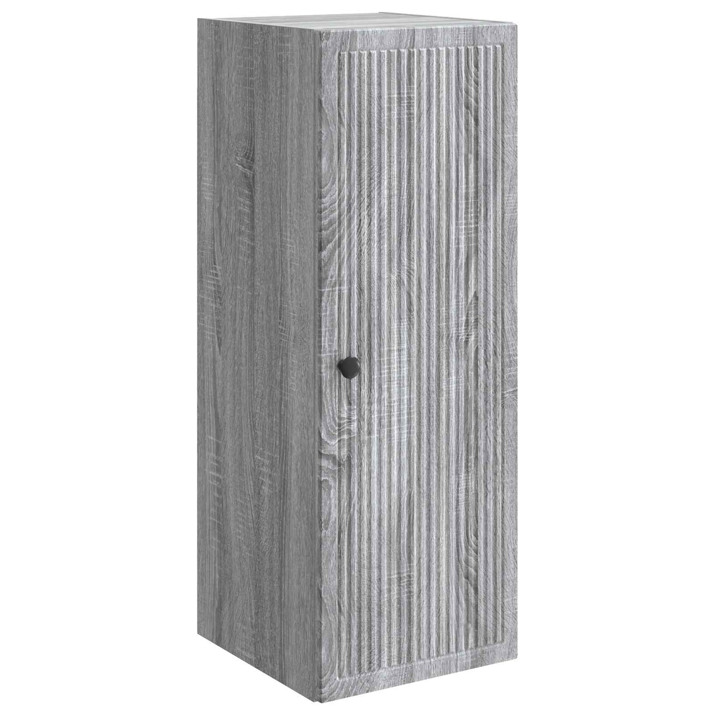 vidaXL Wall-Mounted Cabinet Grey Sonoma 33 x 34.5 x 90 cm