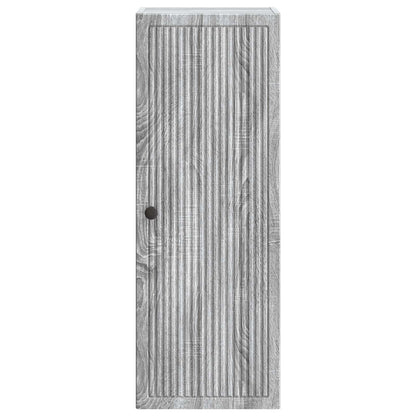 vidaXL Wall-Mounted Cabinet Grey Sonoma 33 x 34.5 x 90 cm