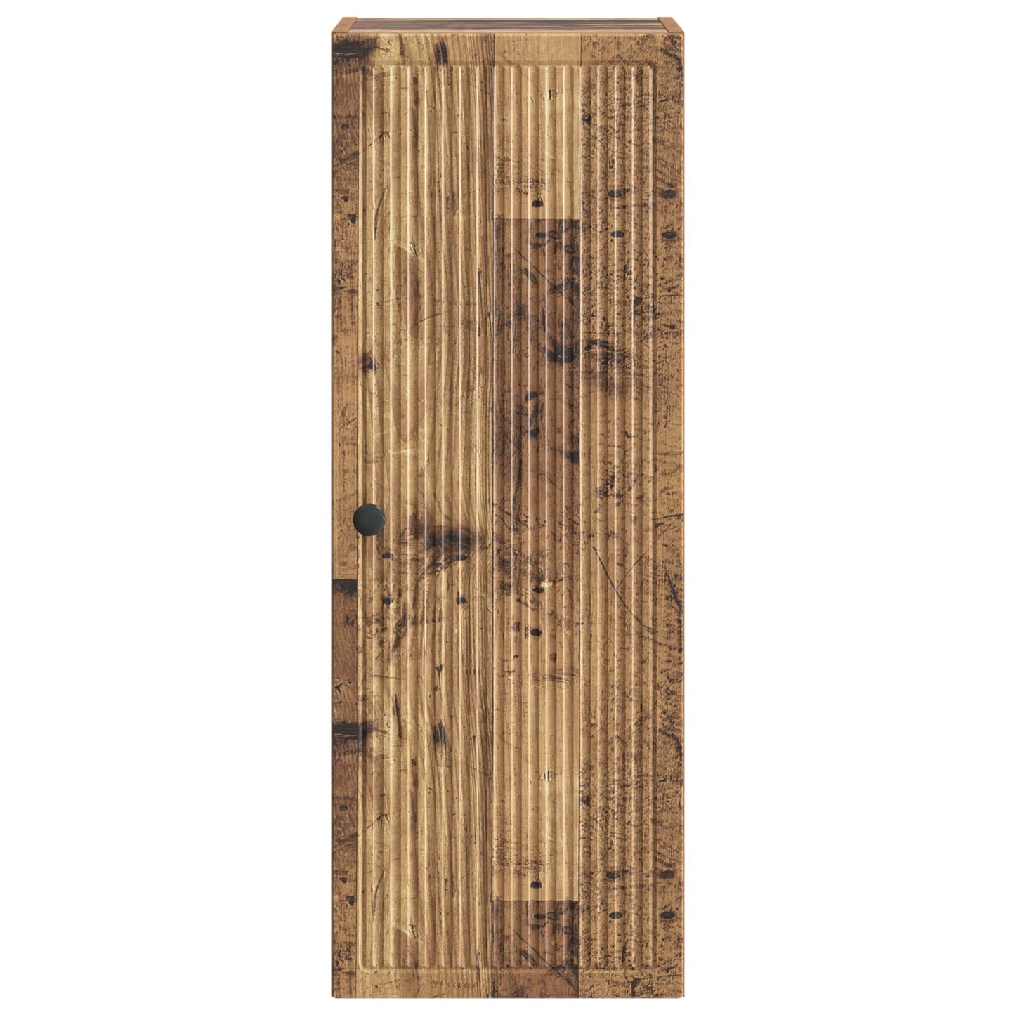 vidaXL Wall-Mounted Cabinet Old Wood 33 x 34.5 x 90 cm Engineered Wood
