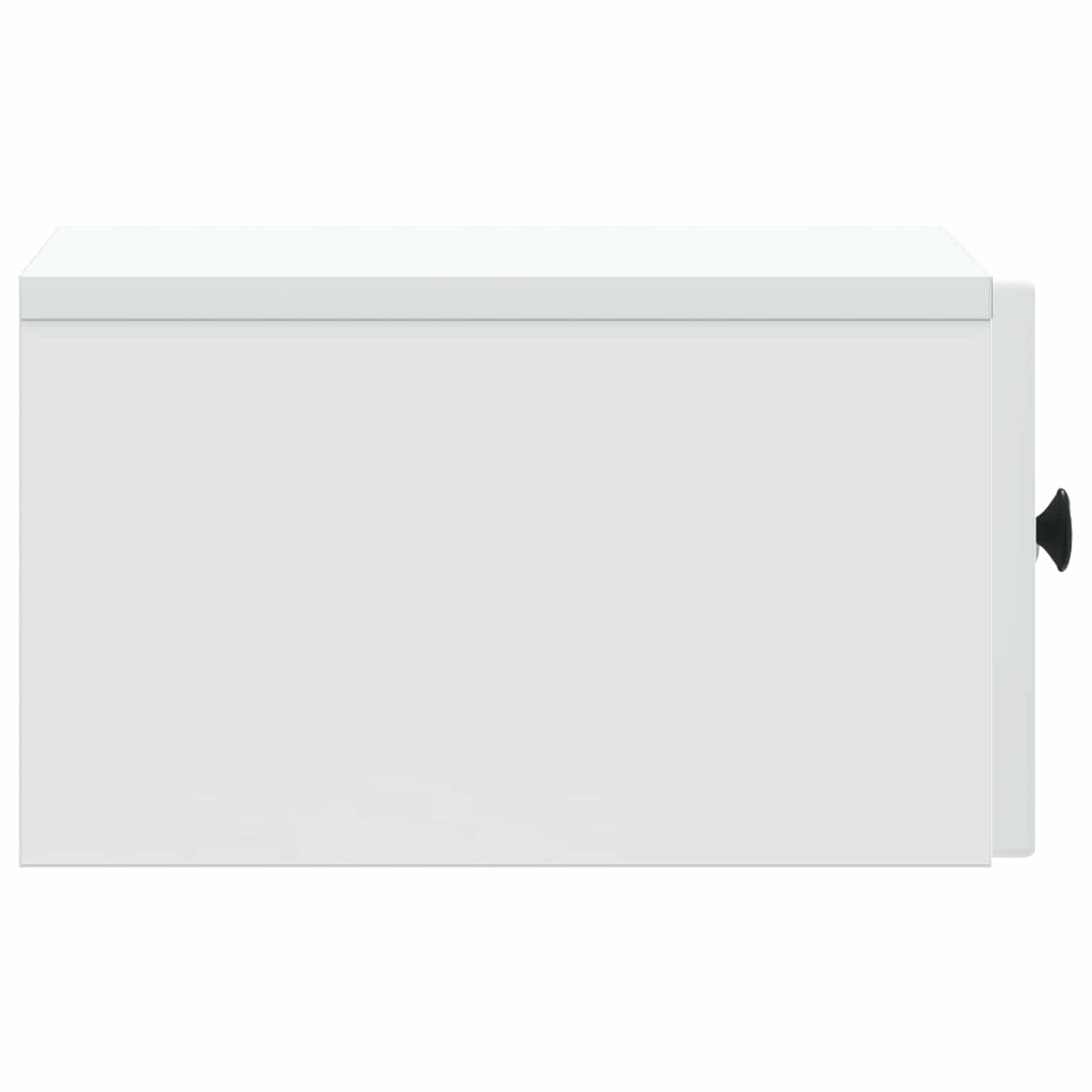 vidaXL Wall-Mounted Bedside Cabinet White 33 x 34.5 x 20 cm
