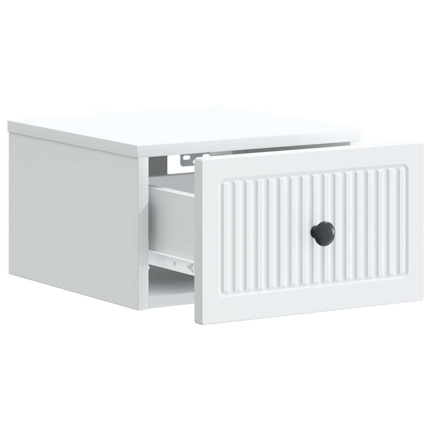 vidaXL Wall-Mounted Bedside Cabinet 2 pcs White 33 x 34.5 x 20 cm
