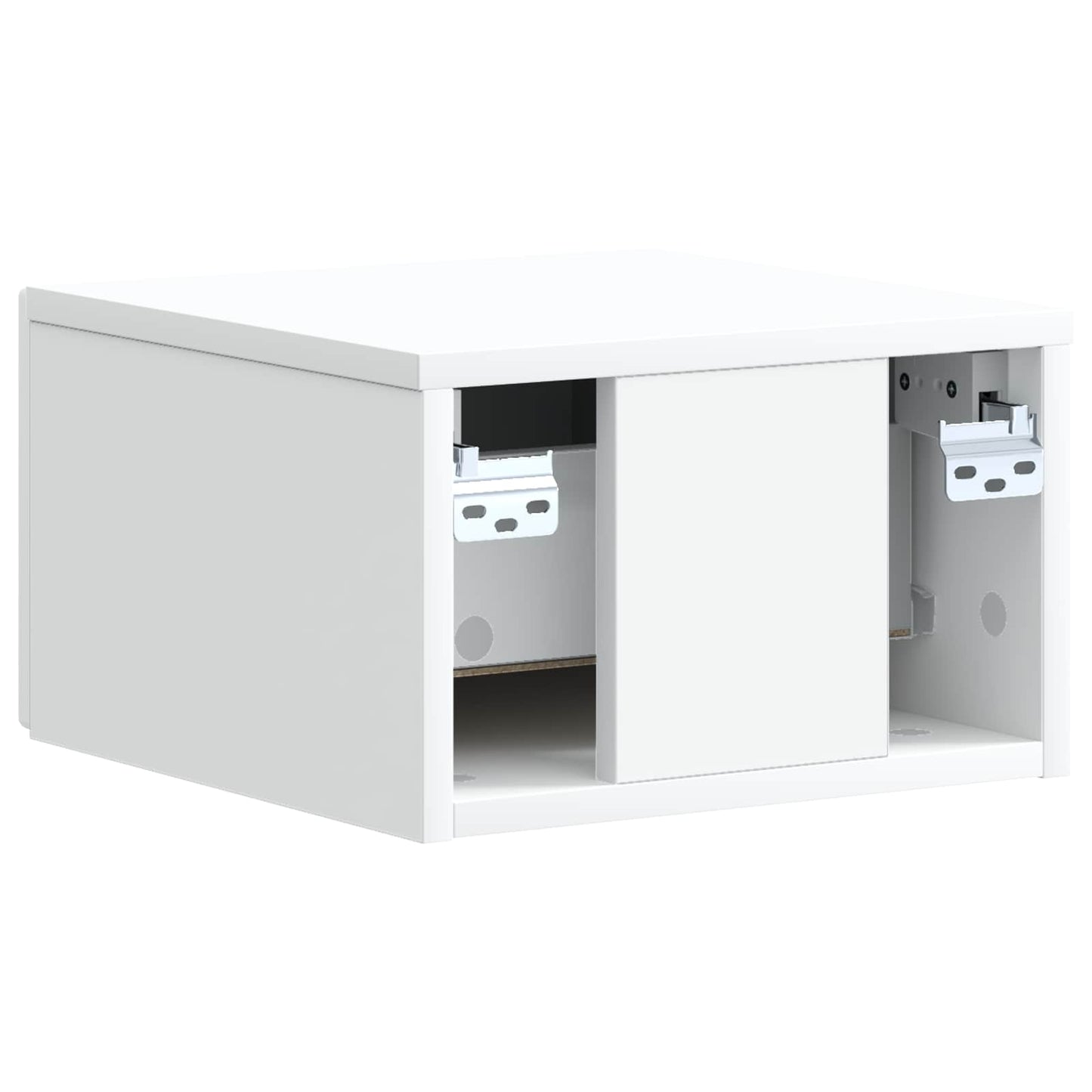 vidaXL Wall-Mounted Bedside Cabinet 2 pcs White 33 x 34.5 x 20 cm