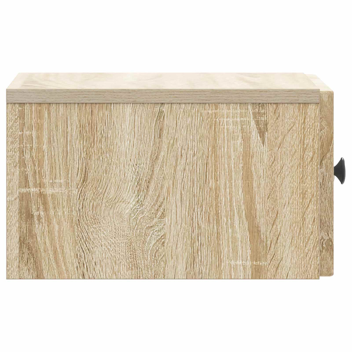 vidaXL Wall-Mounted Bedside Cabinet Sonoma Oak 33 x 34.5 x 20 cm