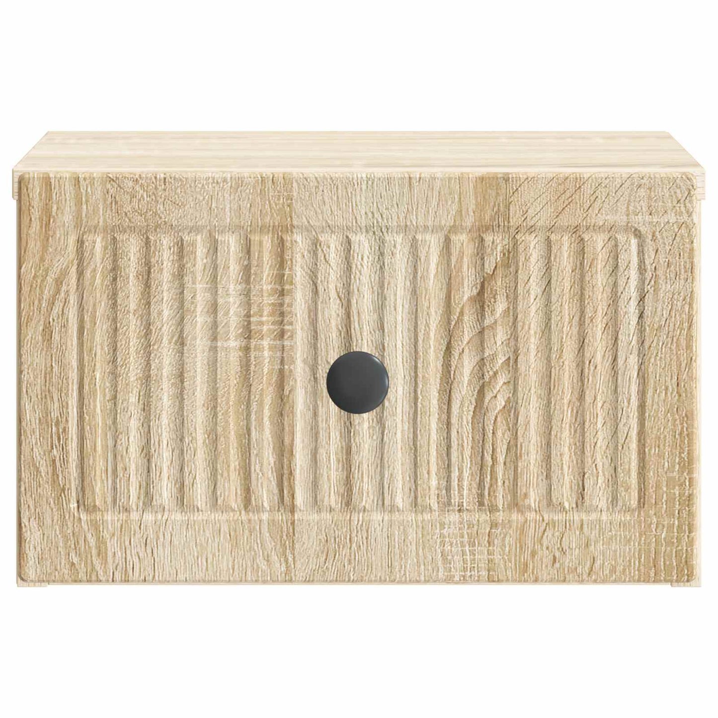 vidaXL Wall-Mounted Bedside Cabinet 2 pcs Sonoma Oak 33 x 34.5 x 20 cm
