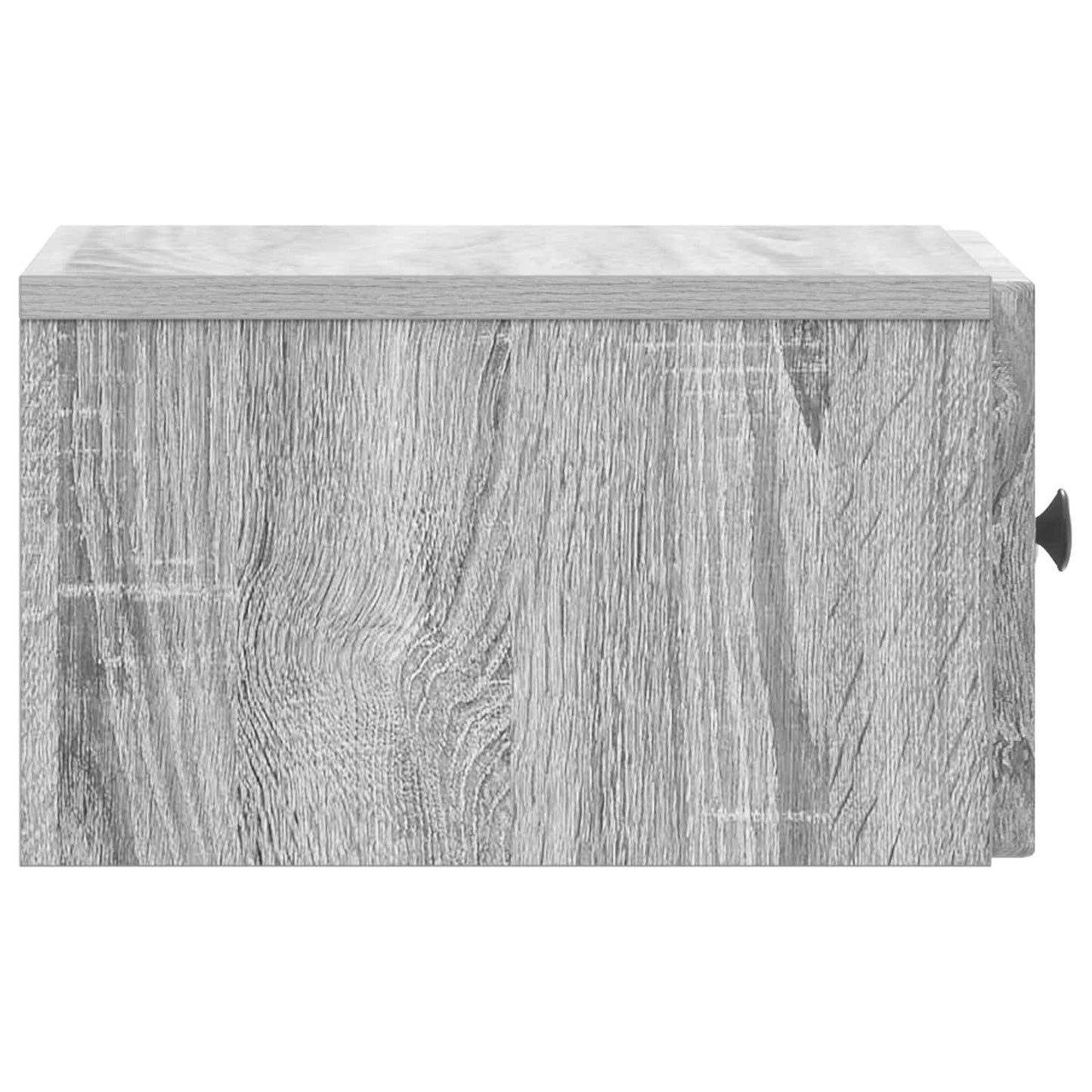 vidaXL Wall-Mounted Bedside Cabinet Grey Sonoma 33 x 34.5 x 20 cm