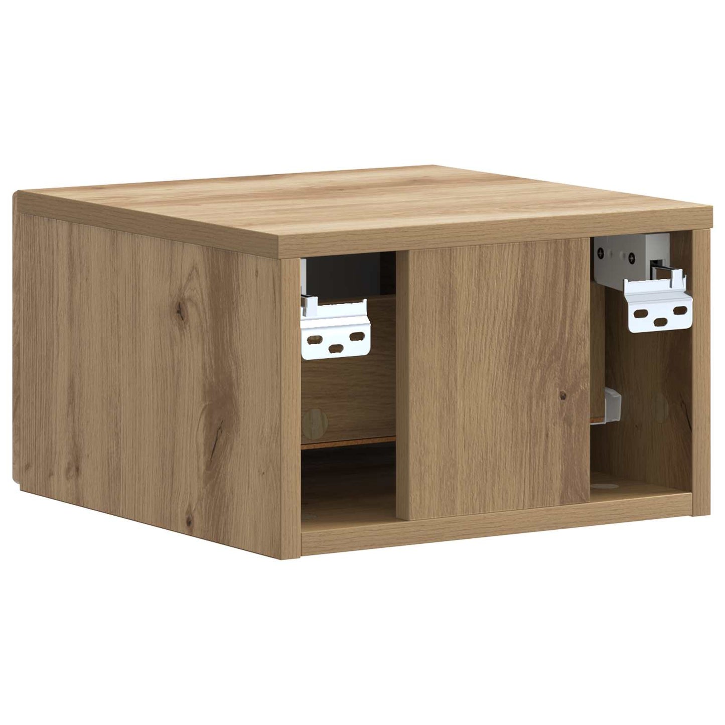 vidaXL Wall-Mounted Bedside Cabinet Artisan Oak 33 x 34.5 x 20 cm