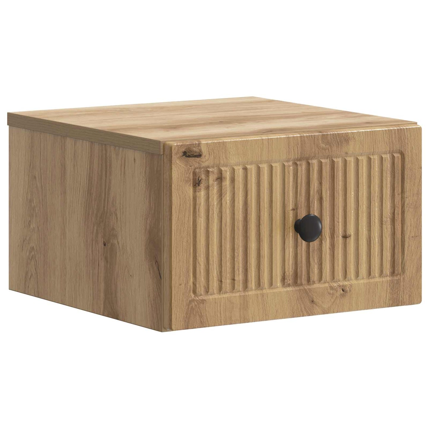 vidaXL Wall-Mounted Bedside Cabinet 2 pcs Artisan Oak