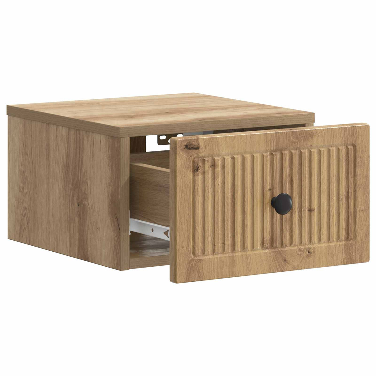 vidaXL Wall-Mounted Bedside Cabinet 2 pcs Artisan Oak