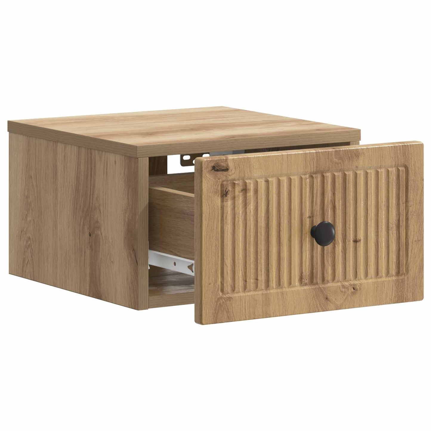 vidaXL Wall-Mounted Bedside Cabinet 2 pcs Artisan Oak