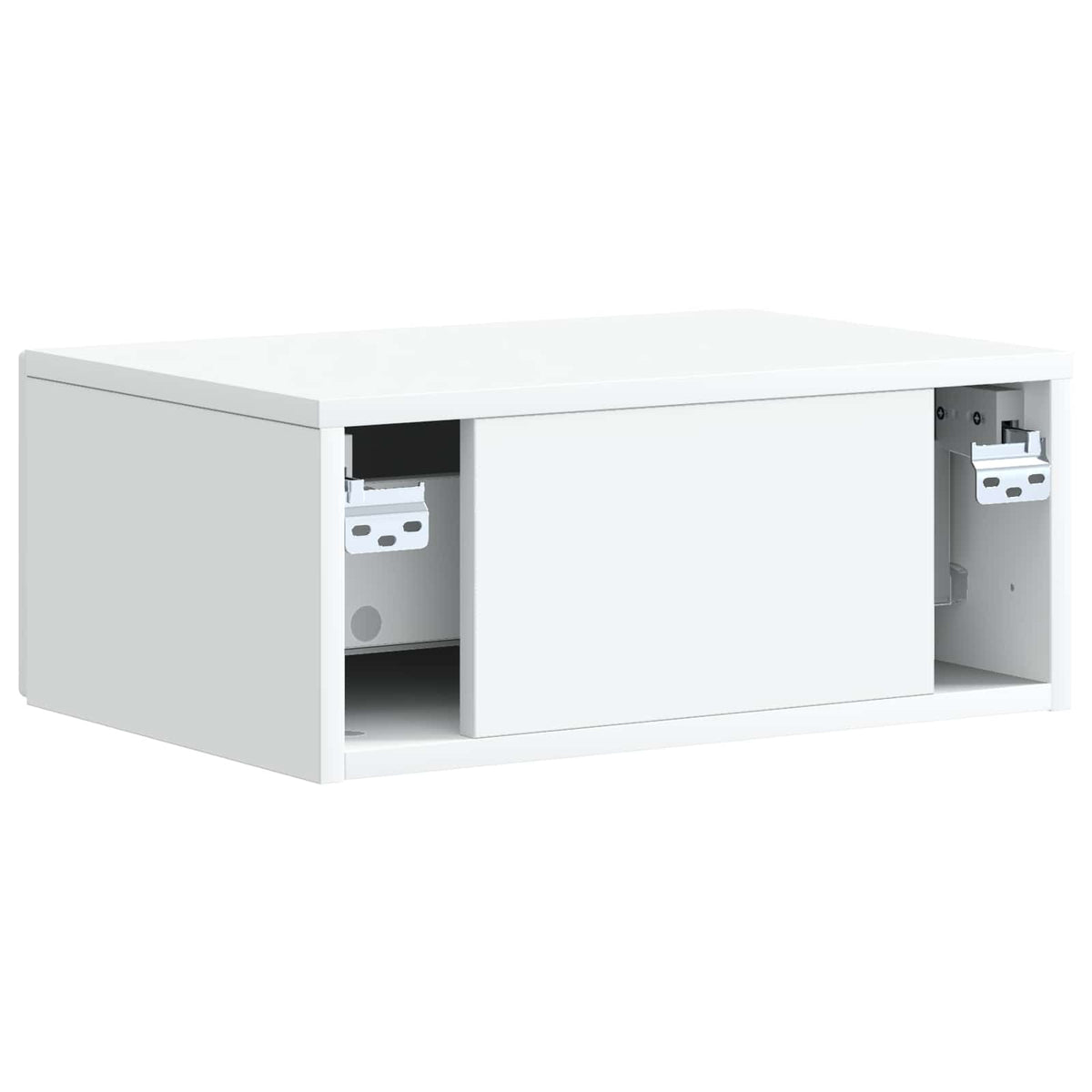 vidaXL Bedside Cabinet White 49 x 34.5 x 20 cm Engineered Wood