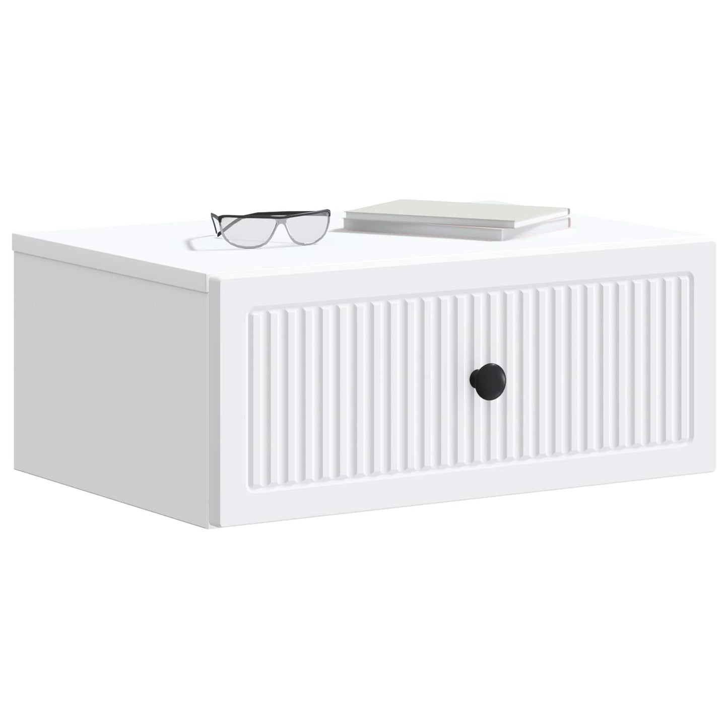 vidaXL Bedside Cabinet White 49 x 34.5 x 20 cm Engineered Wood