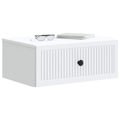 vidaXL Bedside Cabinet White 49 x 34.5 x 20 cm Engineered Wood