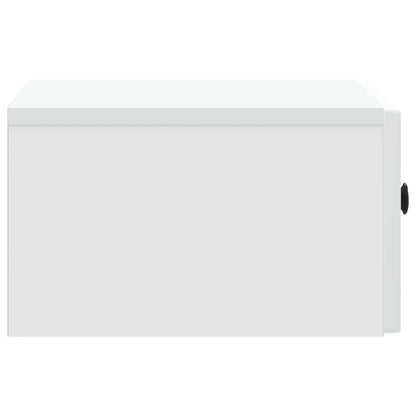 vidaXL Bedside Cabinet White 49 x 34.5 x 20 cm Engineered Wood