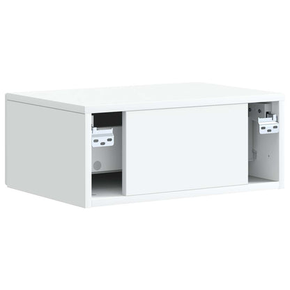 vidaXL Bedside Cabinet 2 pcs White 49 x 34.5 x 20 cm Engineered Wood