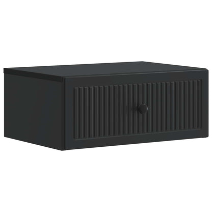 vidaXL Bedside Cabinet 2 pcs Black 49 x 34.5 x 20 cm Engineered Wood