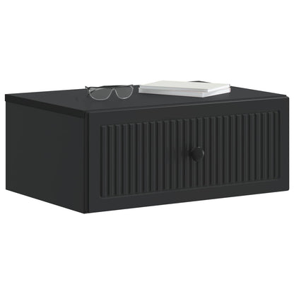 vidaXL Bedside Cabinet 2 pcs Black 49 x 34.5 x 20 cm Engineered Wood
