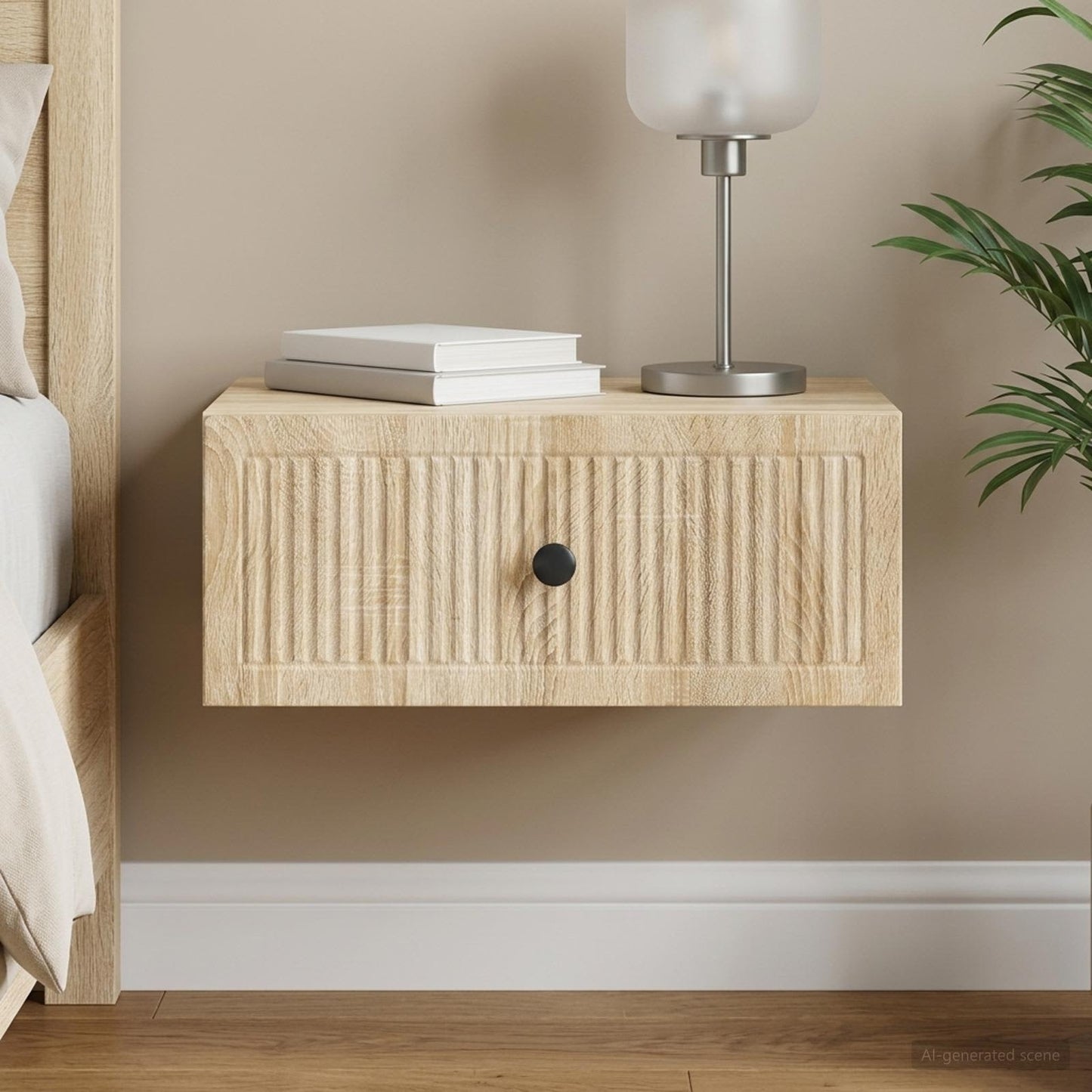 vidaXL Bedside Cabinet Sonoma Oak 49 x 34.5 x 20 cm Engineered Wood