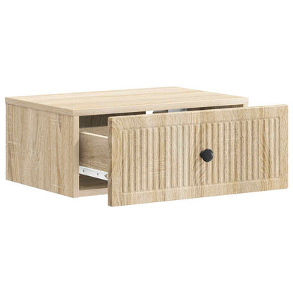 vidaXL Bedside Cabinet Sonoma Oak 49 x 34.5 x 20 cm Engineered Wood