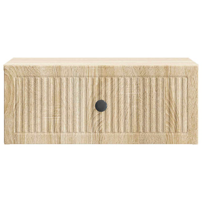 vidaXL Bedside Cabinet Sonoma Oak 49 x 34.5 x 20 cm Engineered Wood